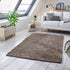 Wollteppich Natur | Reine Schur-Wolle Handweb Teppich im Skandinavischen Design | Grau Multi